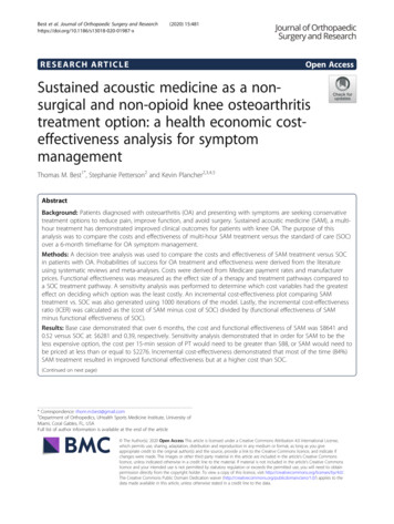 Sustained Acoustic Medicine As A Non-surgical And Non .