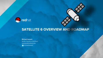 SATELLITE 6 OVERVIEW AND ROADMAP - People.redhat 