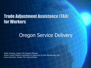 Oregon Service Delivery