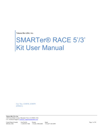 SMARTer RACE 5’/3’ Kit User Manual