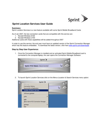Sprint Location Services User Guide