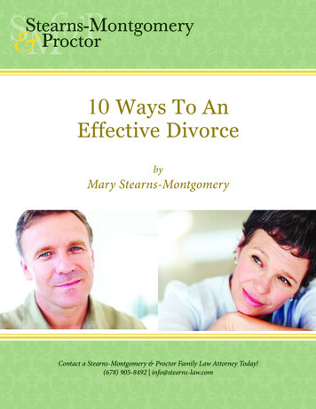 10 Ways To An Effective Divorce - Stearns Law