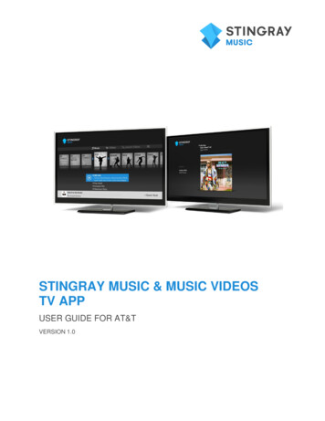 STINGRAY MUSIC & MUSIC VIDEOS TV APP - AT&T