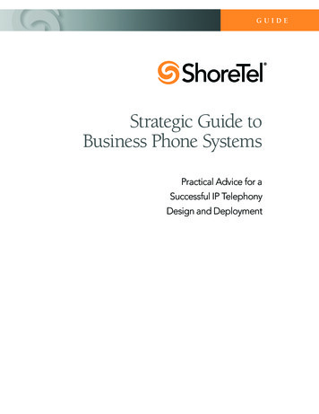 ShoreTel - Strategic Guide To Business Phone Systems