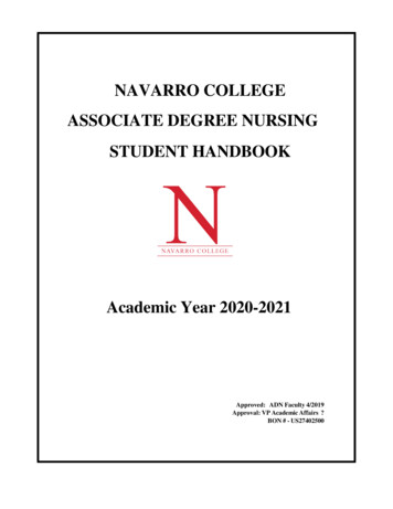 ADN Student Handbook - Navarro 