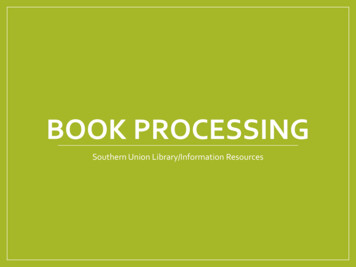 Book Processing