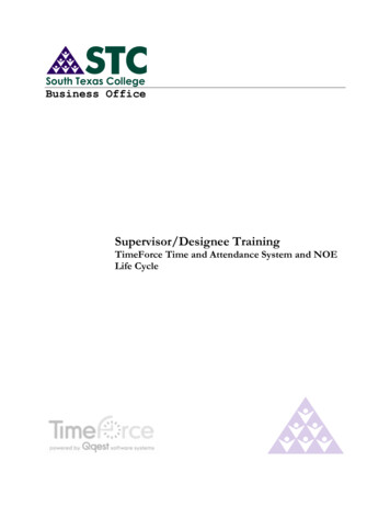 Supervisor/Designee Training - South Texas College