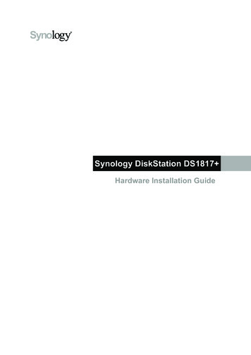 Synology DiskStation DS1817 - Center
