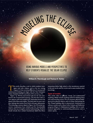William R. Thornburgh And Thomas R. Tretter . - Eclipse 2017