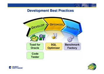 Development Best Practices - Sanfinity