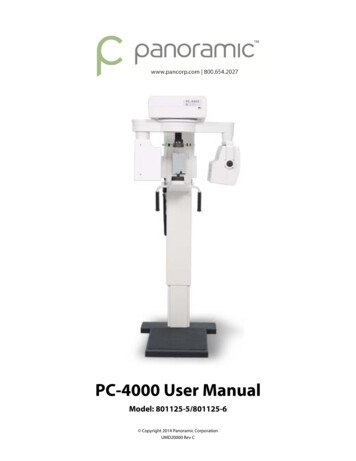 PC-4000 User Manual - Pancorp 