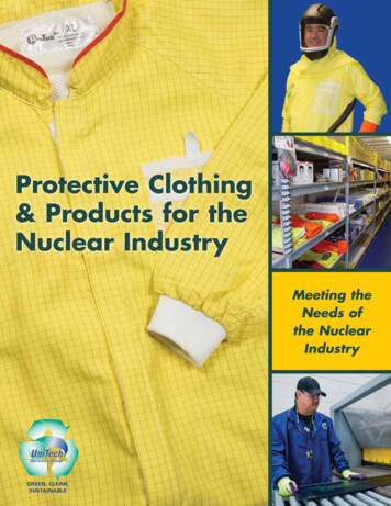 Protective Clothing & Products For The Nuclear Industry