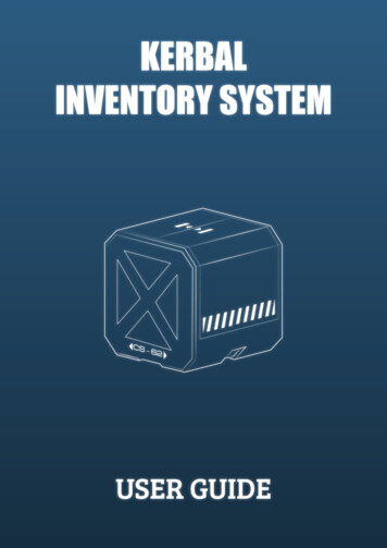KERBAL INVENTORY SYSTEM - GitHub