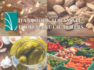 VDACS Handbook For Small Food Businesses
