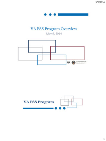 VA FSS Program Overview - SBA