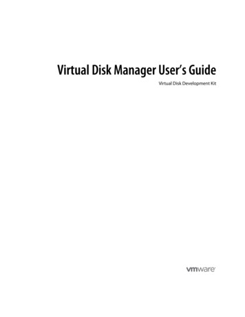 Virtual Disk Manager User’s Guide