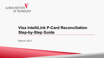 Visa IntelliLink P-Card Reconciliation Step-by-Step Guide