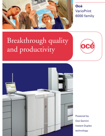 Breakthrough Quality And Productivity