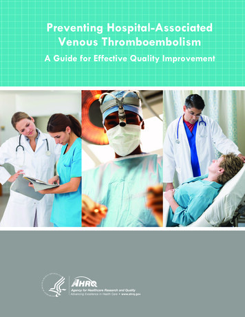 Preventing Hospital-Associated Venous Thromboembolism