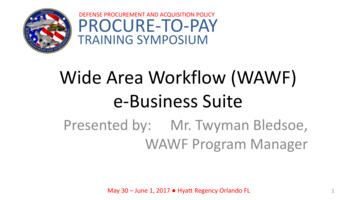 Wide Area Workflow (WAWF) E-Business Suite