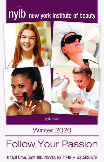 Winter 2020 - New York Institute Of Beauty