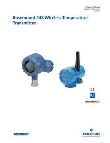 Rosemount 248 Wireless Temperature Transmitter