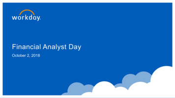 Financial Analyst Day - Workday
