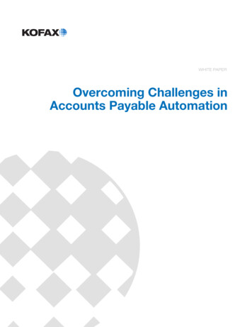 Overcoming Challenges In Accounts Payable Automation