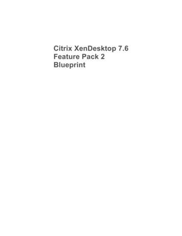 Citrix XenDesktop 7 - Blueprint