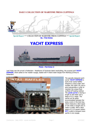 DAILY COLLECTION OF MARITIME PRESS CLIPPINGS