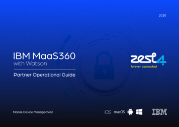 Zest4 MaaS360 Operational Guide