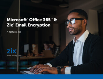 Microsoft Office 365 TM Zix Email Encryption