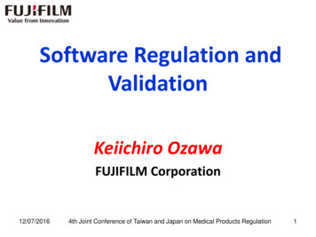 Software Regulation And Validation