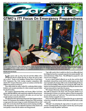 GTMO’s ITT Focus On Emergency Preparedness