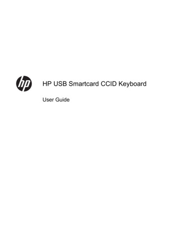 HP USB Smartcard Keyboard User Guide