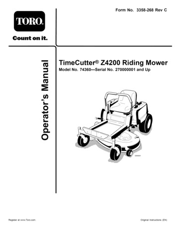 Mmmm TimeCutter Z4200 Riding Mower