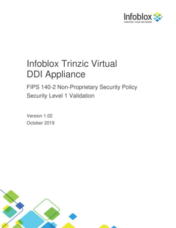Infoblox Trinzic Virtual DDI Appliance - NIST