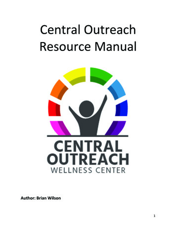 Central Outreach Resource Manual