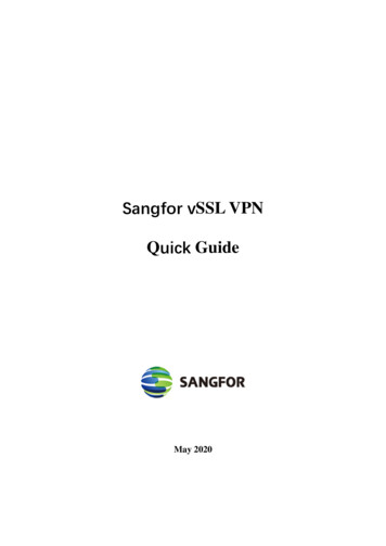 Sangfor VSSL VPN Quick Guide