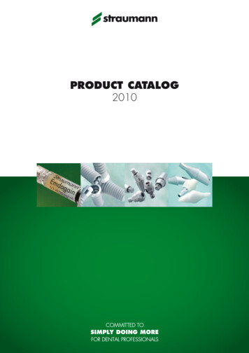 PRoduct Catalog 2010