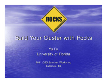Build Your Cluster With Rocks