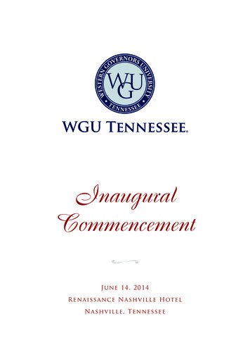 Inaugural Commencement