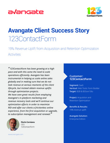 Avangate Client Success Story 123ContactForm