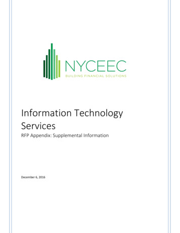 Information Technology Services - NYCEEC