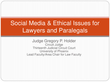 Lawyers, Paralegals, & Social Media