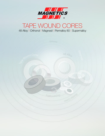 TAPE WOUND CORES