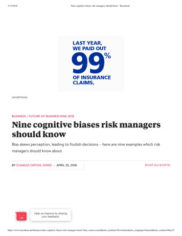 /ipt Yw MTtvsi I Wlevmrk Nine Cognitive Biases Risk .
