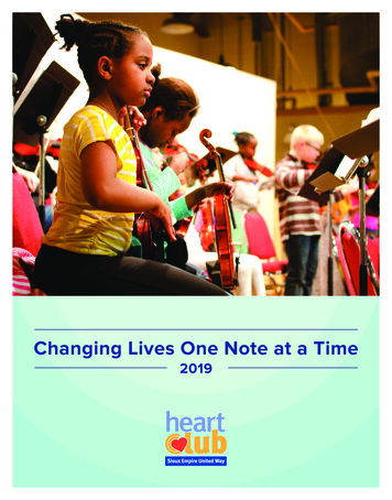 Changing Lives One Note At A Time - Seuw 
