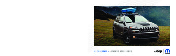 Page 16 JEEP CHEROKEE AUTHENTIC ACCESSORIES Page 1 - 