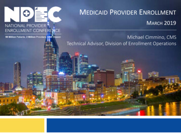 Medicaid Provider Enrollment - CMS